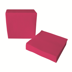 Serviette 38x38 cm - ouate - fushia - samba