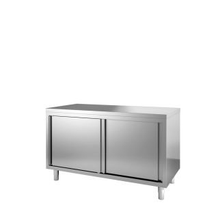 Meuble bas neutre central 1200x700x850/900 mm - inox