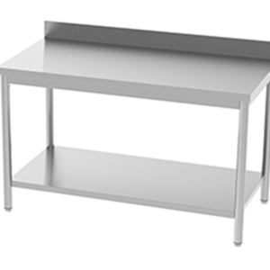 Table adossée avec étagère - 1000x700x850/900mm
