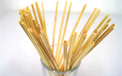 Boîte de 150 pailles roseau ø 6 mm – 20 cm
