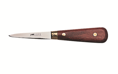 Couteau à huîtres – lancette à mitre 7 cm – bubinga