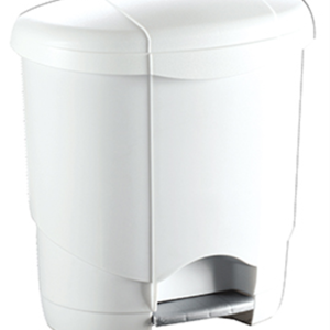 Poubelle 12 l - 34x30,8x24 cm - plastique à pédale