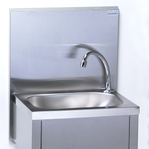 Lave mains à commande fémorale - cuve 345x245x120 mm