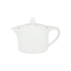 Théière 40 cl Perla – Porcelaine avec perles incrustées – DIGOIN