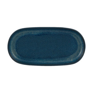 Plat oval - Grès Ø 30x15x3 cm - Gemstone