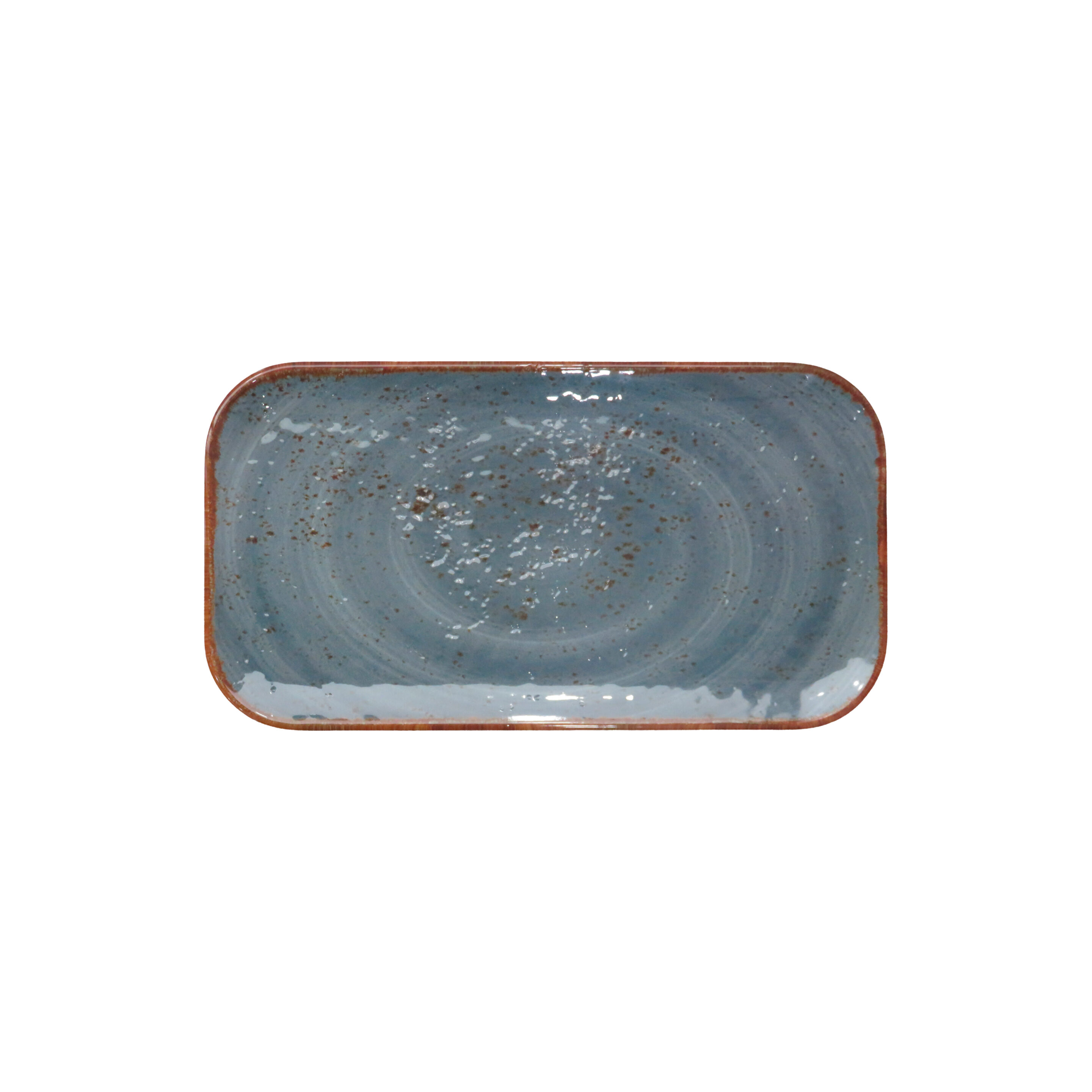 Assiette rectangulaire -mélamine 32,5x17,5 cm- salsa