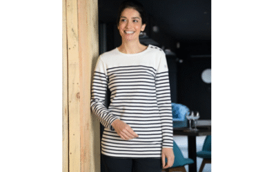 Ancre ml mif s raye marine / t0