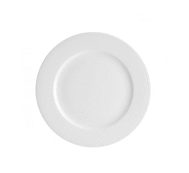 Assiette à dessert ø 21 cm Perla – Porcelaine avec perles incrustées – Lot de12 – DIGOIN