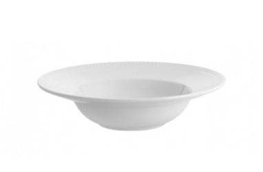 Assiette à pâtes – porcelaine ø 24 cm – Lot de 12 – Perla
