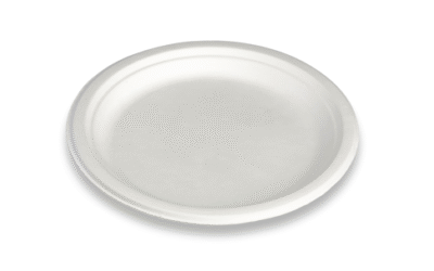 Assiette en fibre de canne ø 18 cm