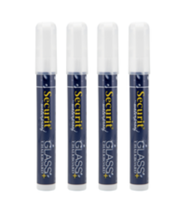 Feutre-craie blanc waterproof