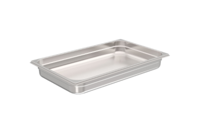 Bac gn1/1 – plein – hauteur 55 mm – inox 18/05
