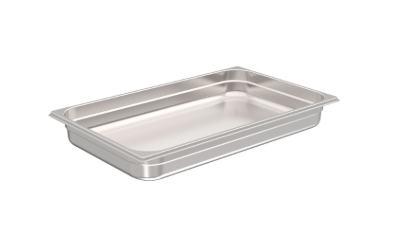 Bac gn1/1 – plein – hauteur 65 mm – inox 18/05
