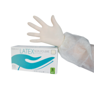 Gant latex non poudré