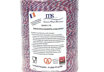 Ficelle à rôti bleu/blanc/rouge 1650 mm