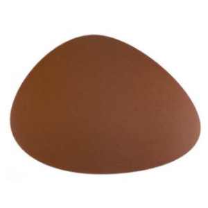 Set de table - cuir recyclé 45x35 cm - marron-saura