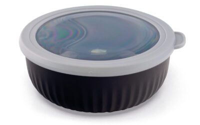 Boîte ronde 1,25 l – ø 19,5×7,6 cm – polypropylène