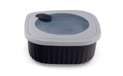 Boîte carrée 0,85 l – ø 15,3×15,3×6,4 cm – polypropylène