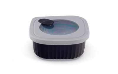 Boîte carrée 0,45 l – ø 12,6×12,6×5,5 cm – polypropylène
