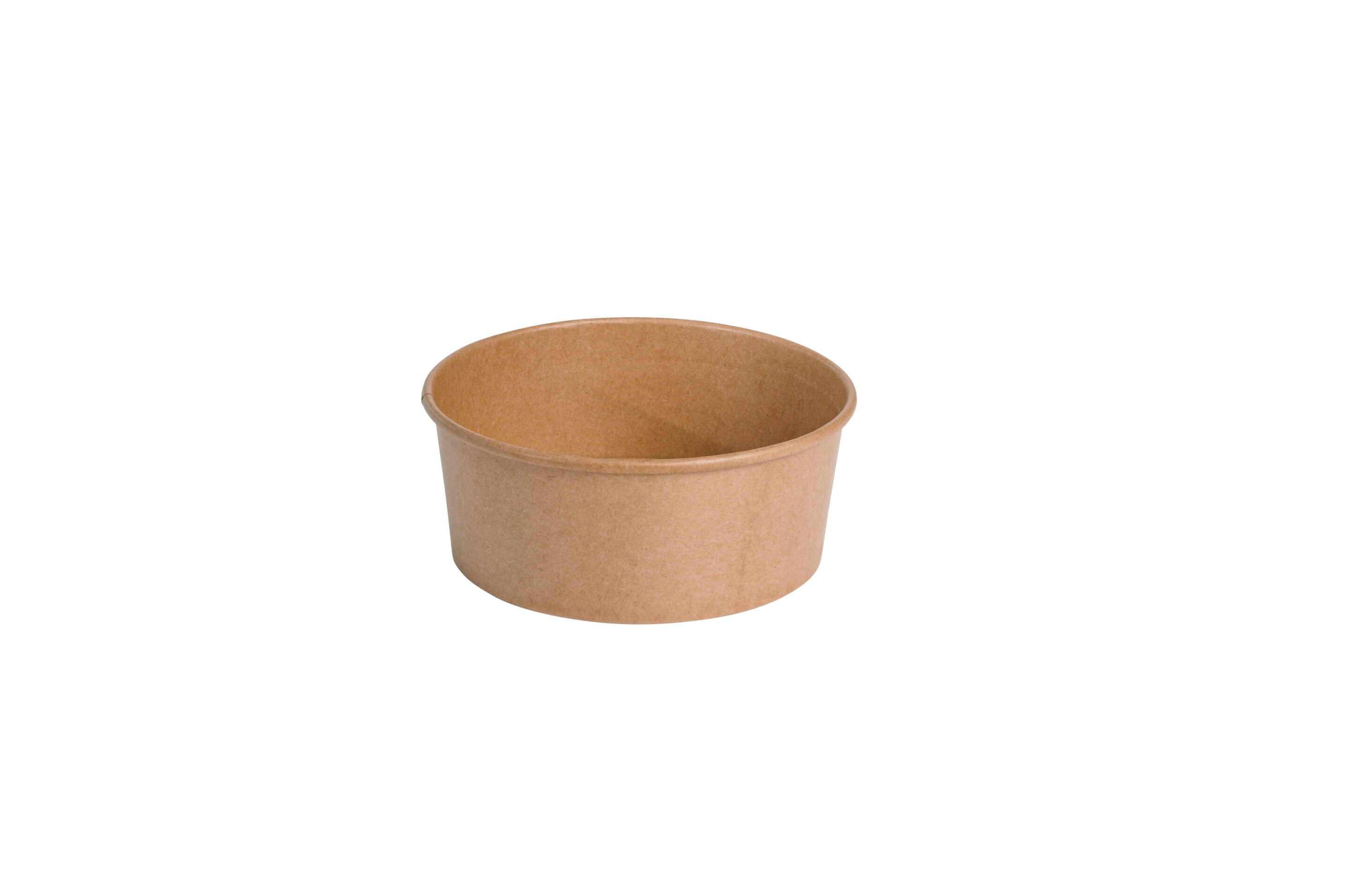 Boîte à salade 780 ml - ø15x6,1 cm - kraft brun