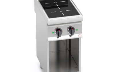 Induction 2 zones sur placard – 400x714x900 mm