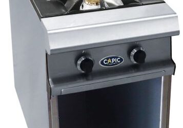 Fourneau 2 feux sur placard ouvert – 500x1000x900mm