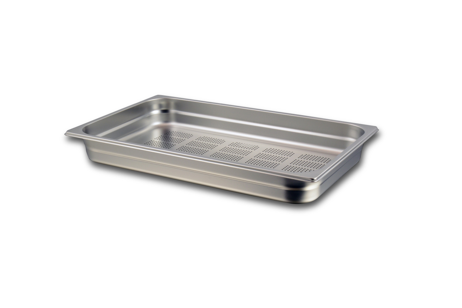 Bac GN1/1 - Perforé - Hauteur 55 mm - Inox 18/10