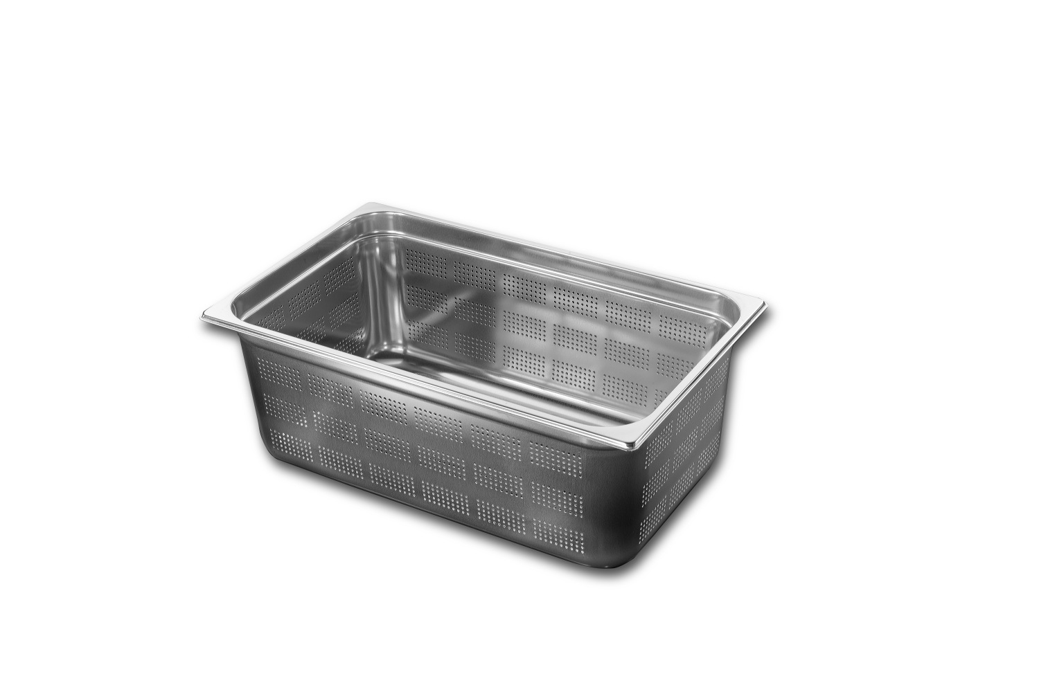 Bac GN1/1 - Perforé - Hauteur 200 mm - Inox 18/10