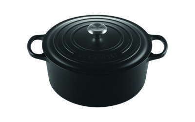 Cocotte ronde 8,1 l – noire mat ø 30 cm
