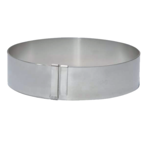 Cercle extensible ø18 à 36 cm hauteur 4,5 cm - inox