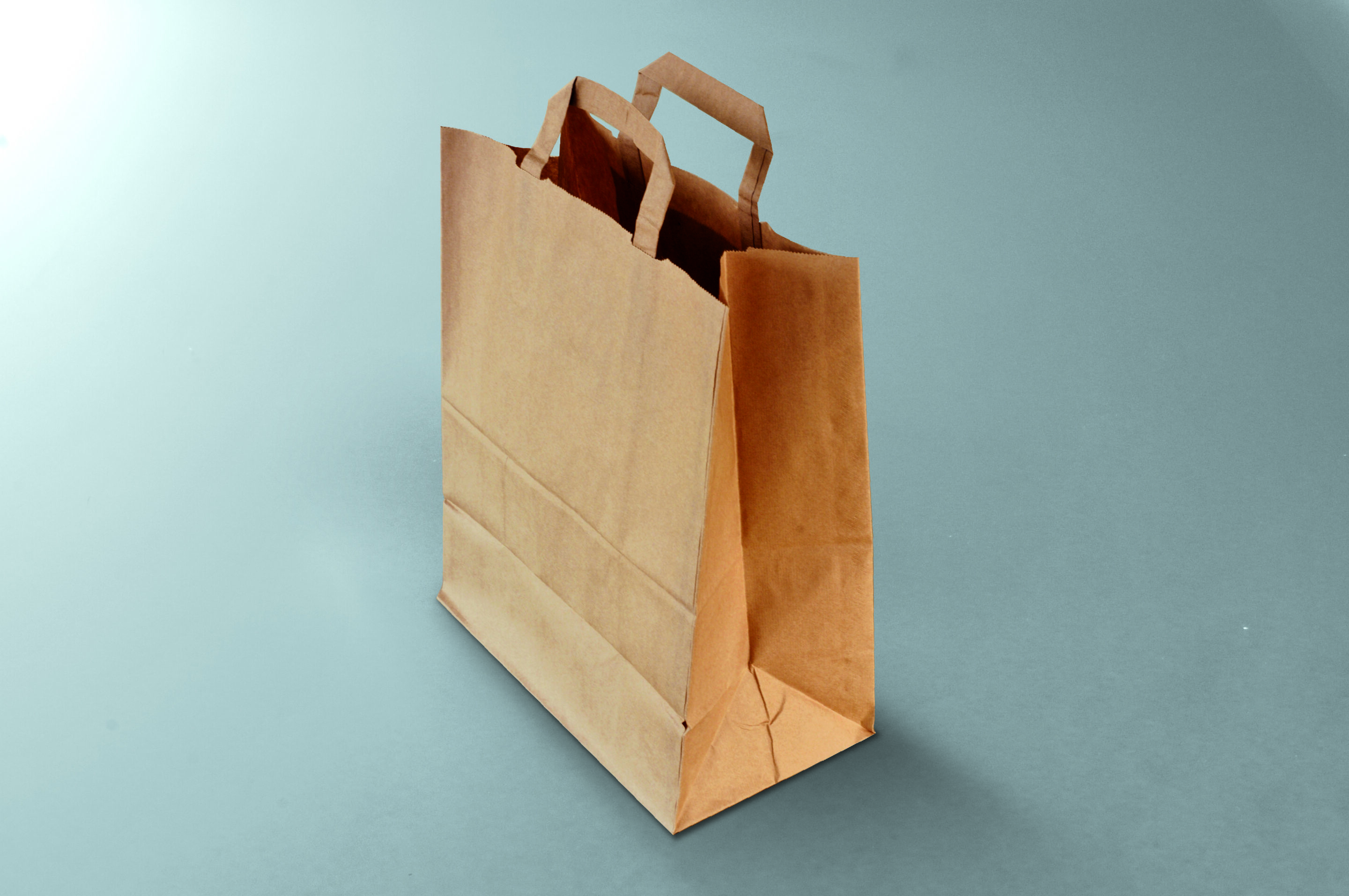 Sac cabas - kraft brun 80gr/m2 - 26x14x32 cm