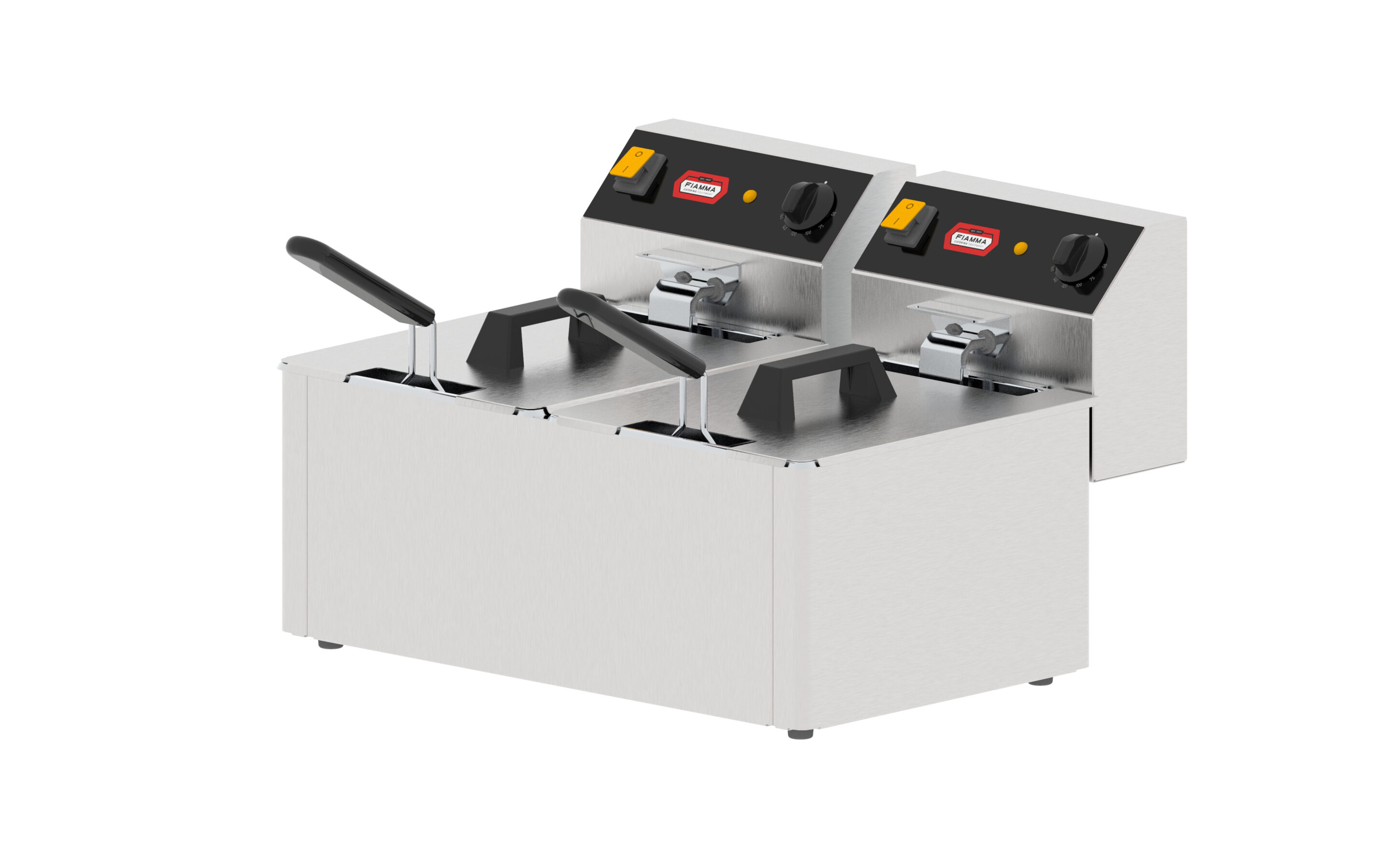 Friteuse à poser 5+5 l - 525x430x335 mm