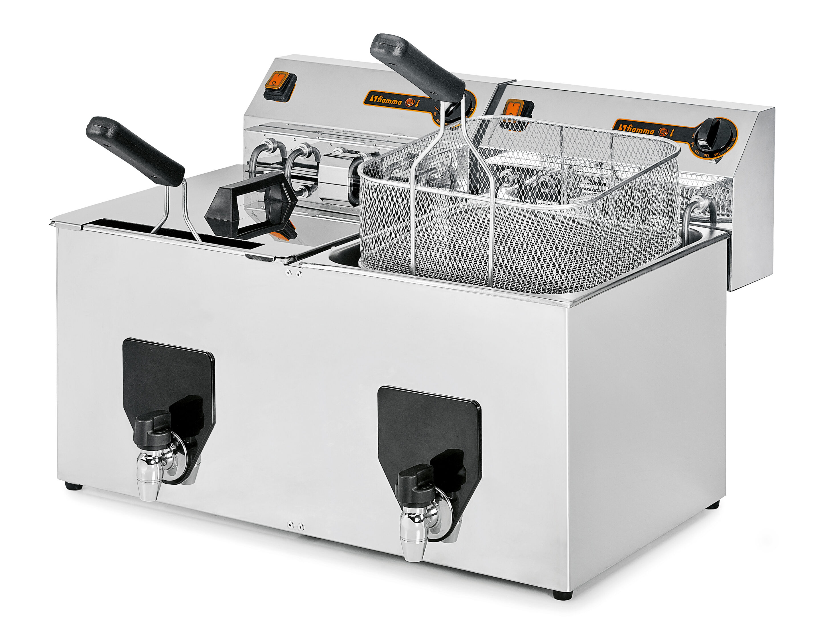 Friteuse à poser 2x10l - 653x500x415mm