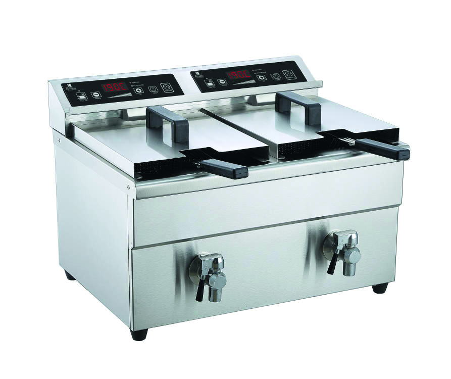 Friteuse induction à poser 2x8l - 576xx478x410 mm