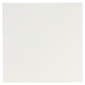 Serviettes cocktail 20x20 cm - blanche