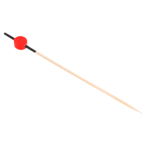 Pique - noir et palet rouge - bambou 12 cm