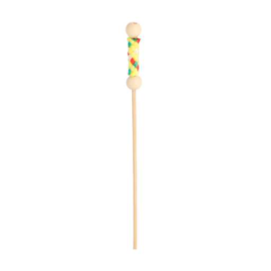 Pique perle naturelle - bambou 12 cm