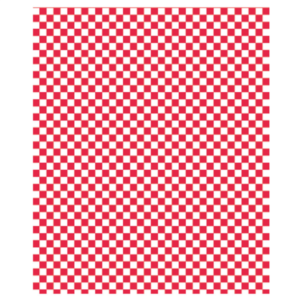 Papier alimentaire carreaux rouge/blanc