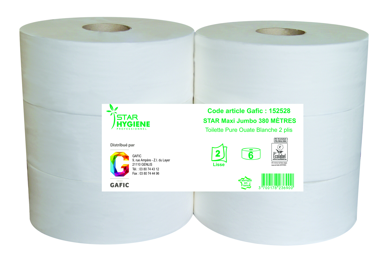 Papier toilette - 2 plis - star jumbo