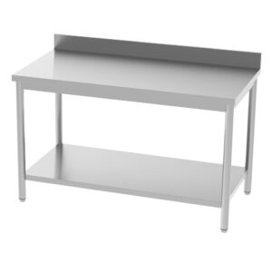 Table adossée avec étagère - 1200x700x850/900mm