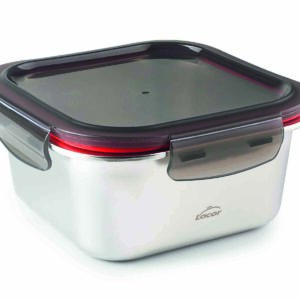 Conteneur carré ecoinox 650 ml - inox 18/10