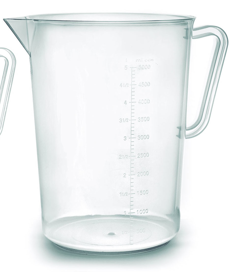 Pot mesureur 5l - ø 20x27,5 cm - polypropylène