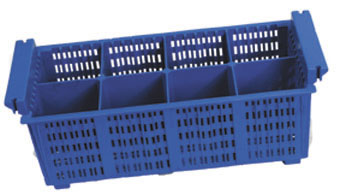 Casier à couverts - 8 compartiments 205x430x130 mm