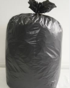 Sac poubelle 110 l - basse densité - noir 70x105 cm