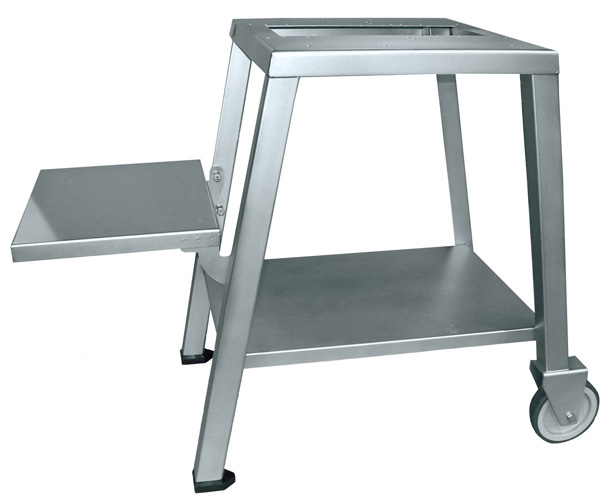 Trancheur à pain - table mobile - avec gastro gn 1/1