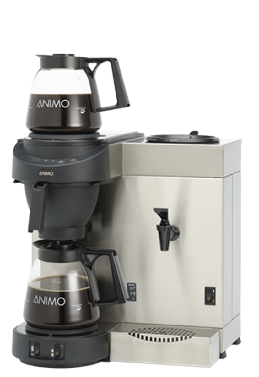 Machine à café - 2 verseuses 1,8 l - 420x380x460 mm