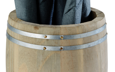 Caddy de table – tonneau ø 11,5×14 cm