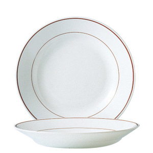 Assiette plate ronde verre trempé ø22,5cm restaurant