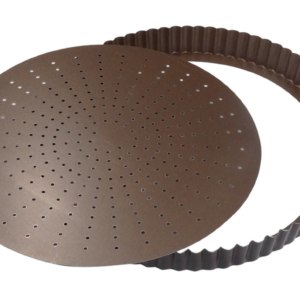 Tourtière perforée - fond mobile - ø 28x2,8 cm