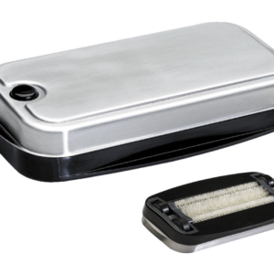 Ramasse miettes 16,5x9,5x4 cm - 3 rouleaux - inox